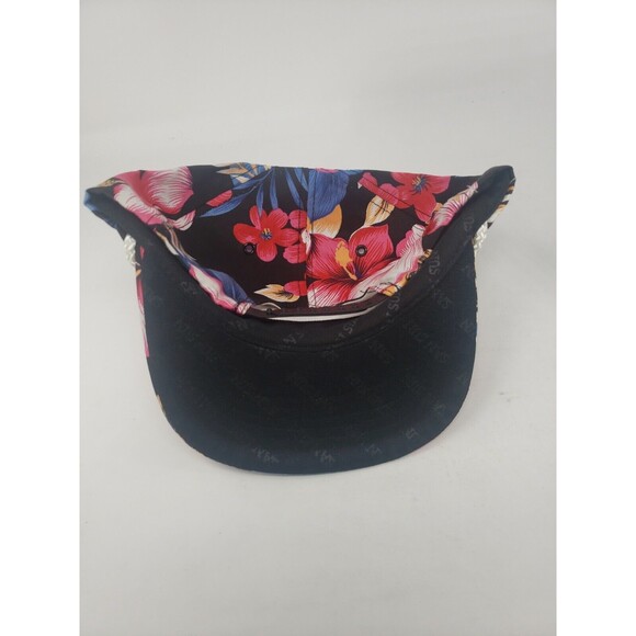 San Sun Vintage Sun Land Beef Co Hawaiian Print Snapback Hat Braided Cord NOS - Picture 10 of 14